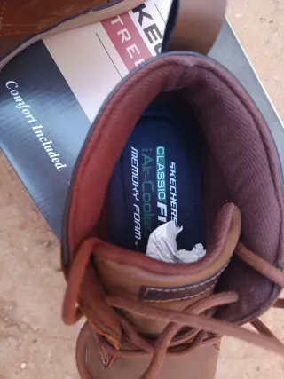 Skechers Regano en piel - Botas de cuero hombre