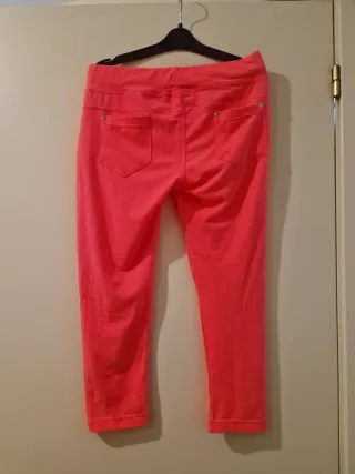 Pantalón/leggins 3/4 rosa fosforito