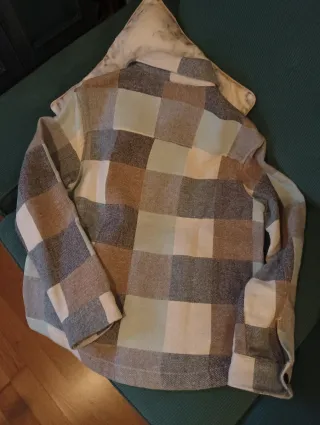 Camisa/Chaqueta Zara Cuadros Multicolor