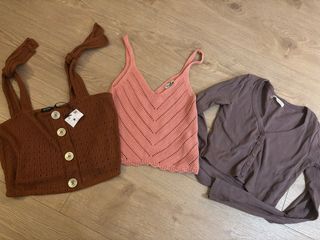 Lote 3 Tops S Stradivarius, Pull&Bear