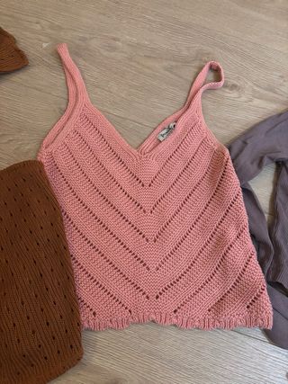 Lote 3 Tops S Stradivarius, Pull&Bear