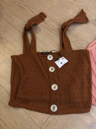 Lote 3 Tops S Stradivarius, Pull&Bear