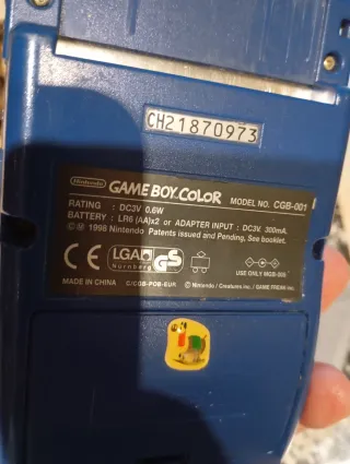 Game Boy Color Edición Pokémon Amarillo