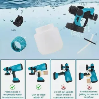 Pistola Spruzzo Elettrica 48V con 2 Batterie