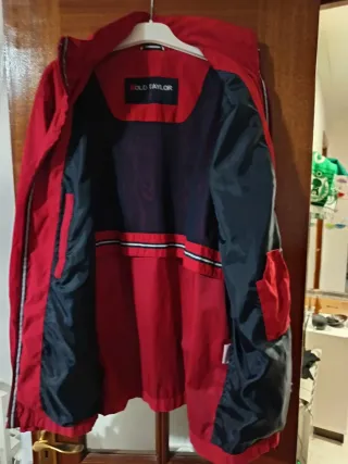 Chaqueta roja entretiempo Talla L