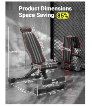 Banco de pesas Yoleo NUEVO