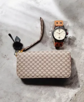 Cartera y Reloj