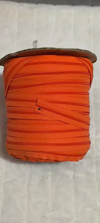 Rollo Cremallera Nº 4,5 Naranja