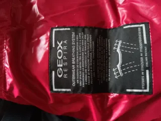 Plumas Geox Unisex Rojo