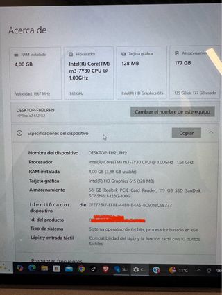 HP Pro X2 612 Tablet Portátil