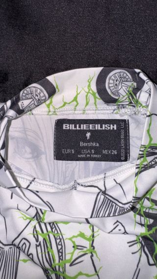 Camiseta Billie Eilish Anime Motero