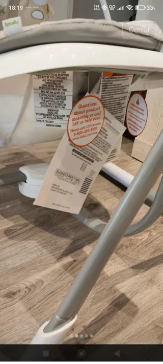 Hamaca para bebé Ingenuity