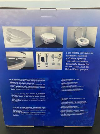 Asiento WC Elevado +5cm Soft Close ADOB