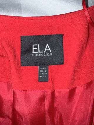 Chaqueta Roja ELA COLLECTION Talla S