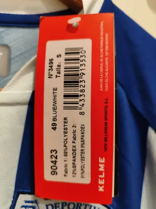 Camiseta Alavés Kelme Talla S