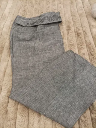 Pantalón vestir mujer gris
