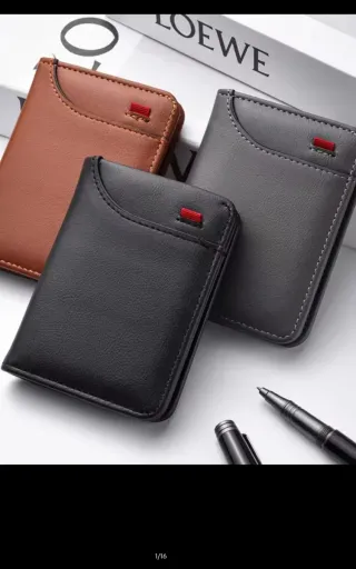 Cartera de hombre negra nueva a estrenar