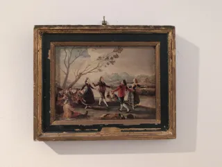 5 Cuadros madera reproducciones Goya y Velázquez