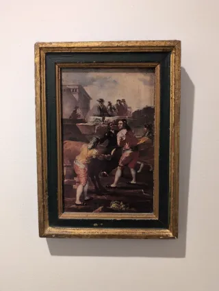 5 Cuadros madera reproducciones Goya y Velázquez