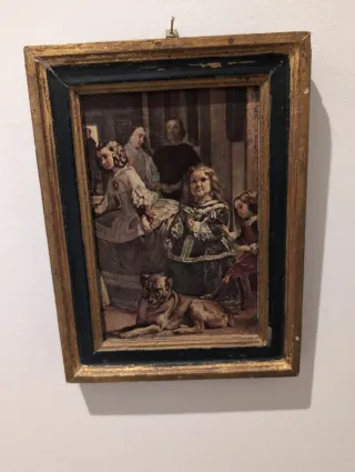 5 Cuadros madera reproducciones Goya y Velázquez