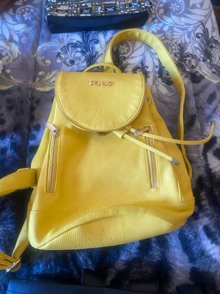 Mochila Disney Minnie Brillante Negra Roja