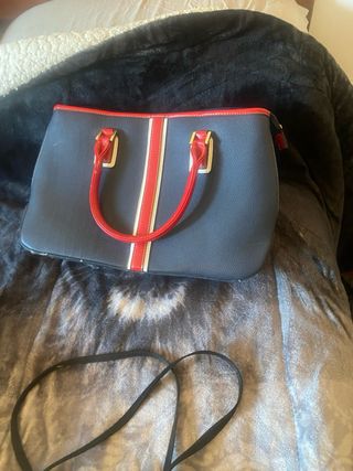 Mochila Disney Minnie Brillante Negra Roja