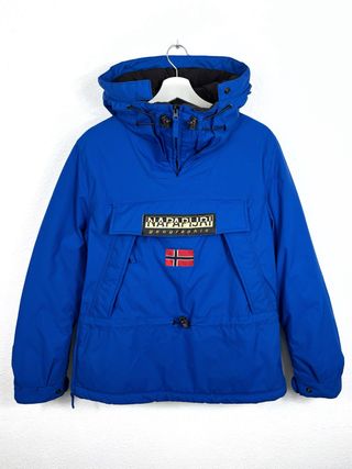Chaqueta Anorak Napapijri Forrado Impermeable Azul