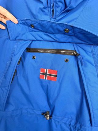 Chaqueta Anorak Napapijri Forrado Impermeable Azul