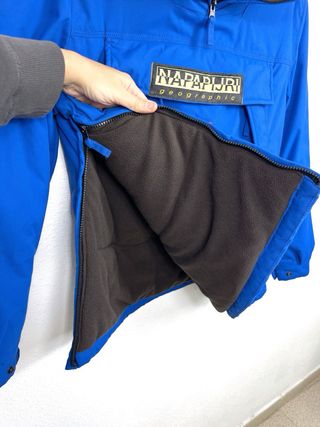 Chaqueta Anorak Napapijri Forrado Impermeable Azul