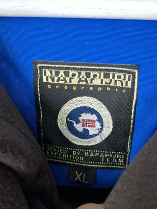 Chaqueta Anorak Napapijri Forrado Impermeable Azul