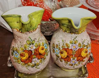 2 Brocche Ceramica Deruta Artigianale