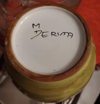 2 Brocche Ceramica Deruta Artigianale