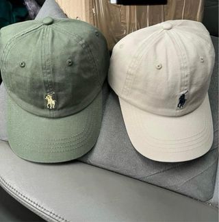 Gorras Polo Ralph Lauren Beige y Verde