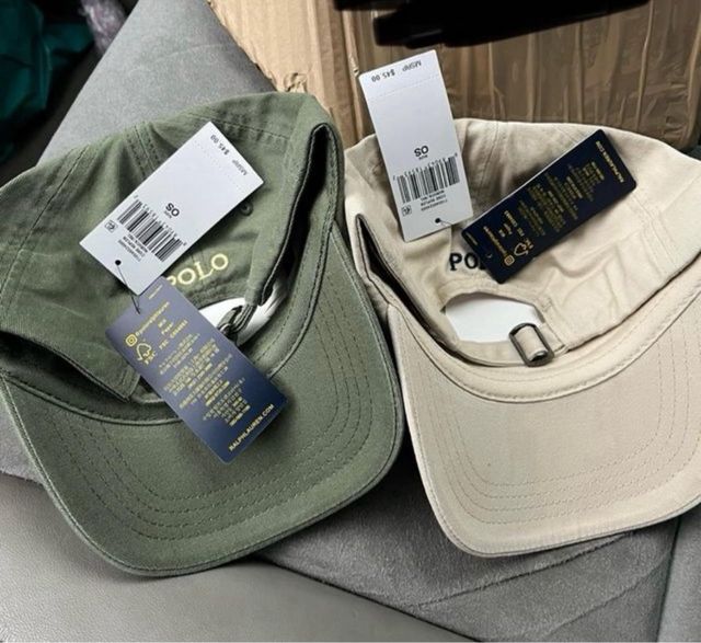Gorras Polo Ralph Lauren Beige y Verde