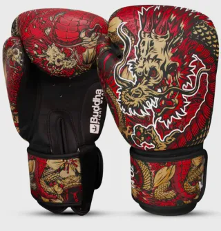 Guantes de Boxeo Buddha Dragón Rojo