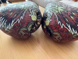 Guantes de Boxeo Buddha Dragón Rojo