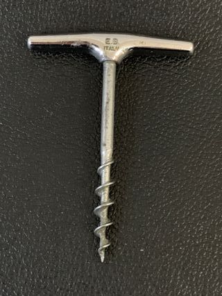 Vintage Cavatappi E.B. Italia in acciaio