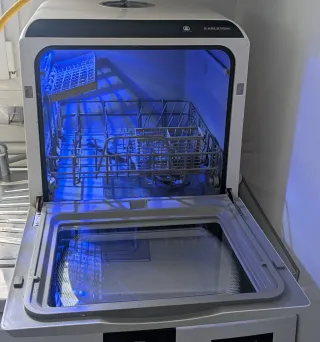 Mini lavavajillas sobremesa Karlxtom. Encimera.