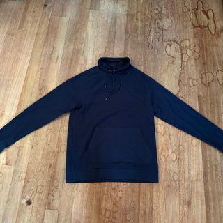 Sudadera cuello largo azul