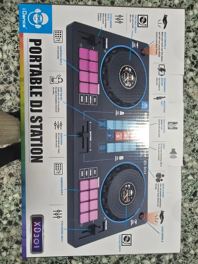 Estación DJ Portátil iDance XD301