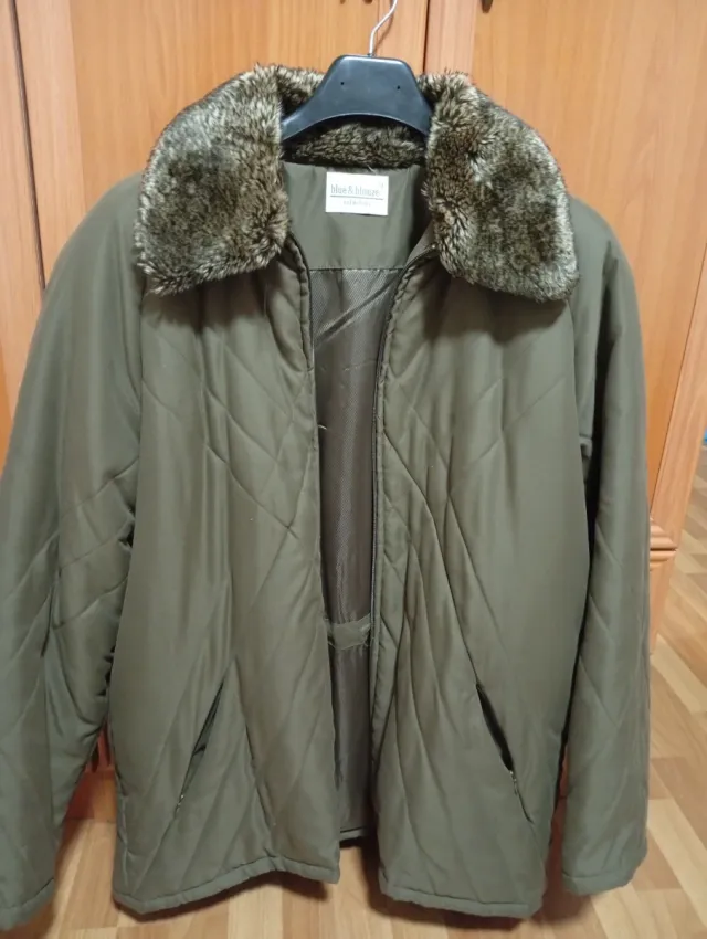 Chaquetón verde oliva Blue & Blouse