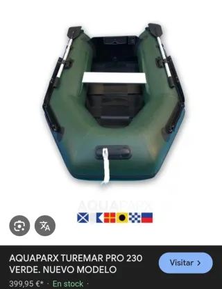 Barca hinchable Aqua Parx  Pro 2.30m