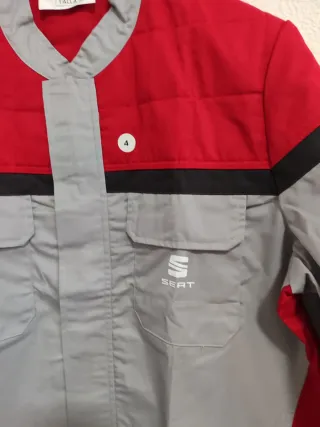Chaqueta SEAT Talla XL Gris y Roja