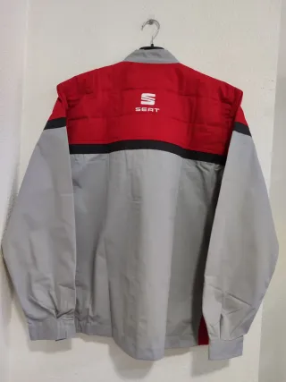 Chaqueta SEAT Talla XL Gris y Roja