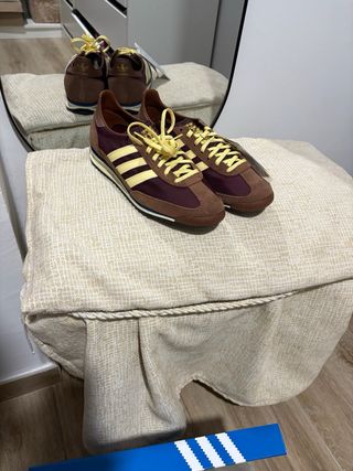 Adidas SL Zapatillas Marrones y Amarillas Unisex