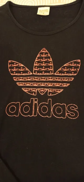 Conjunto Adidas mujer negro y fucsia