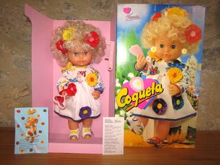 Vecchia bambola Coqueta di Famosa. Nuova e nella sua scatola originale