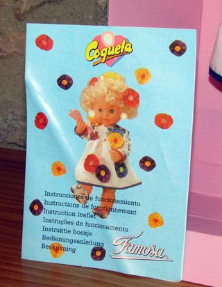 Vecchia bambola Coqueta di Famosa. Nuova e nella sua scatola originale