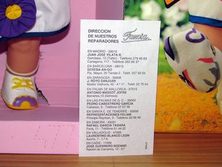 Vecchia bambola Coqueta di Famosa. Nuova e nella sua scatola originale