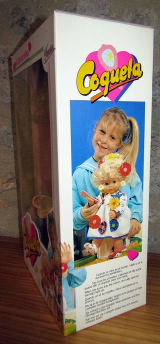 Vecchia bambola Coqueta di Famosa. Nuova e nella sua scatola originale